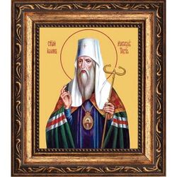 Иоанн Тобольский Святитель митрополит. Икона на холсте.