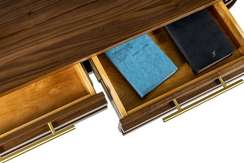 Консоль Alpha, 125х75 см, шпон американского ореха