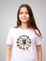 Футболка с принтом "Пермский звериный стиль"