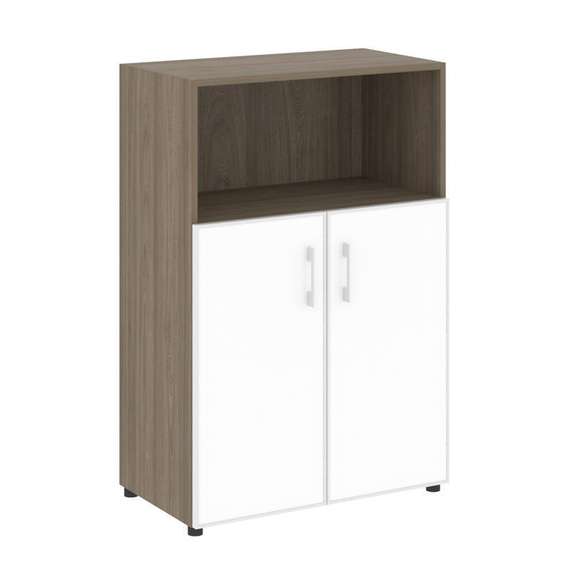 Yalta Шкаф LT.ST-2.2 R white Вяз Благородный/Стекло White 800*450*1195
