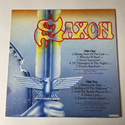 Винтажная виниловая пластинка LP Saxon Strong Arm Metal (Japan 1985) (No Obi)