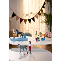 Schleich Конный клуб - Набор для обучения с жеребенком и Сарой 42756