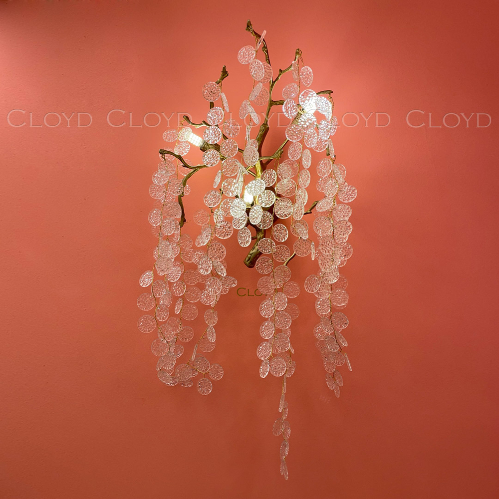 Бра Cloyd HAOMA W3 / выс. 72 см - латунь (арт.20324)