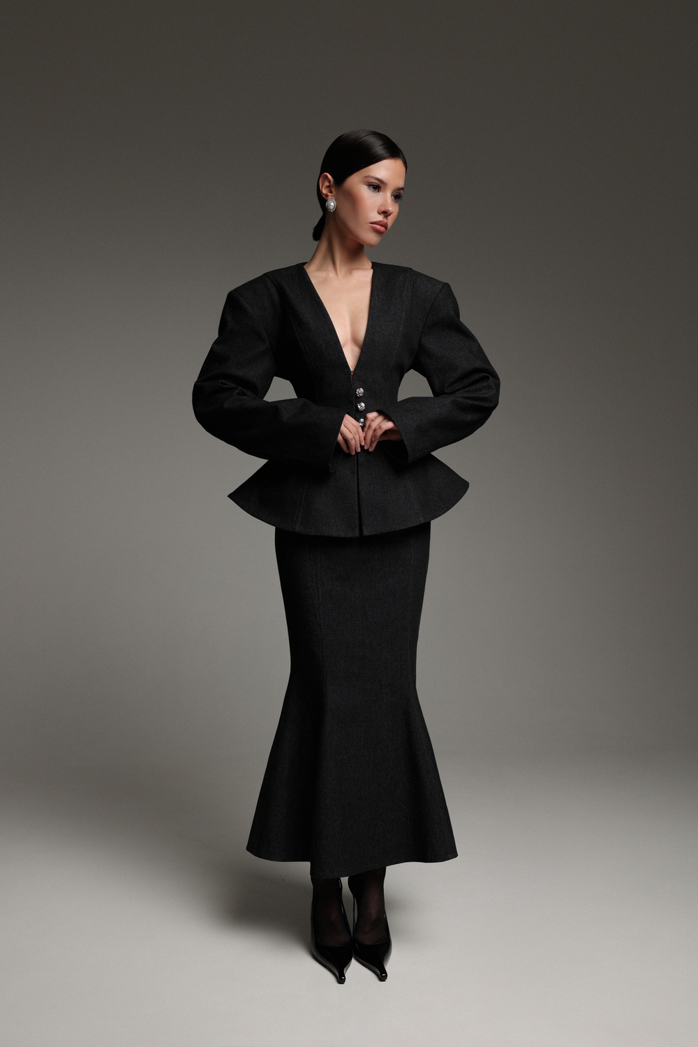 Жакет приталенный