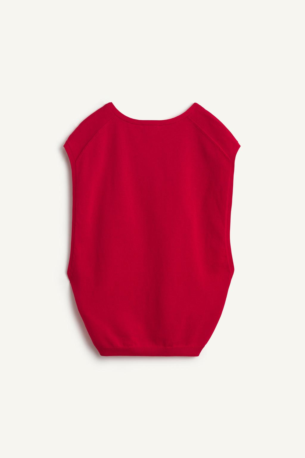 ZARA ЖИЛЕТ БЕЗ РУКАВОВ, КРАСНЫЙ