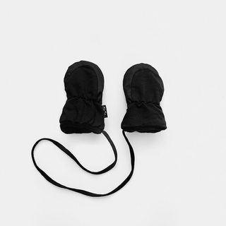 Утепленные варежки (черный)