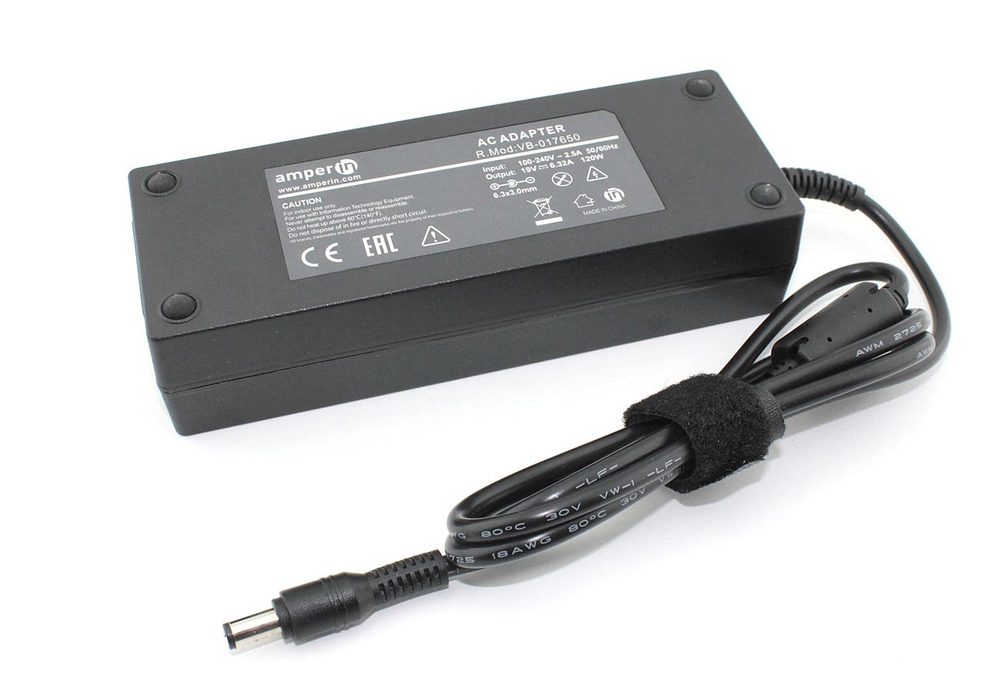Блок питания (сетевой адаптер) Amperin AI-TS120B для ноутбуков Toshiba 19V 6.32A   6.3*3.0mm