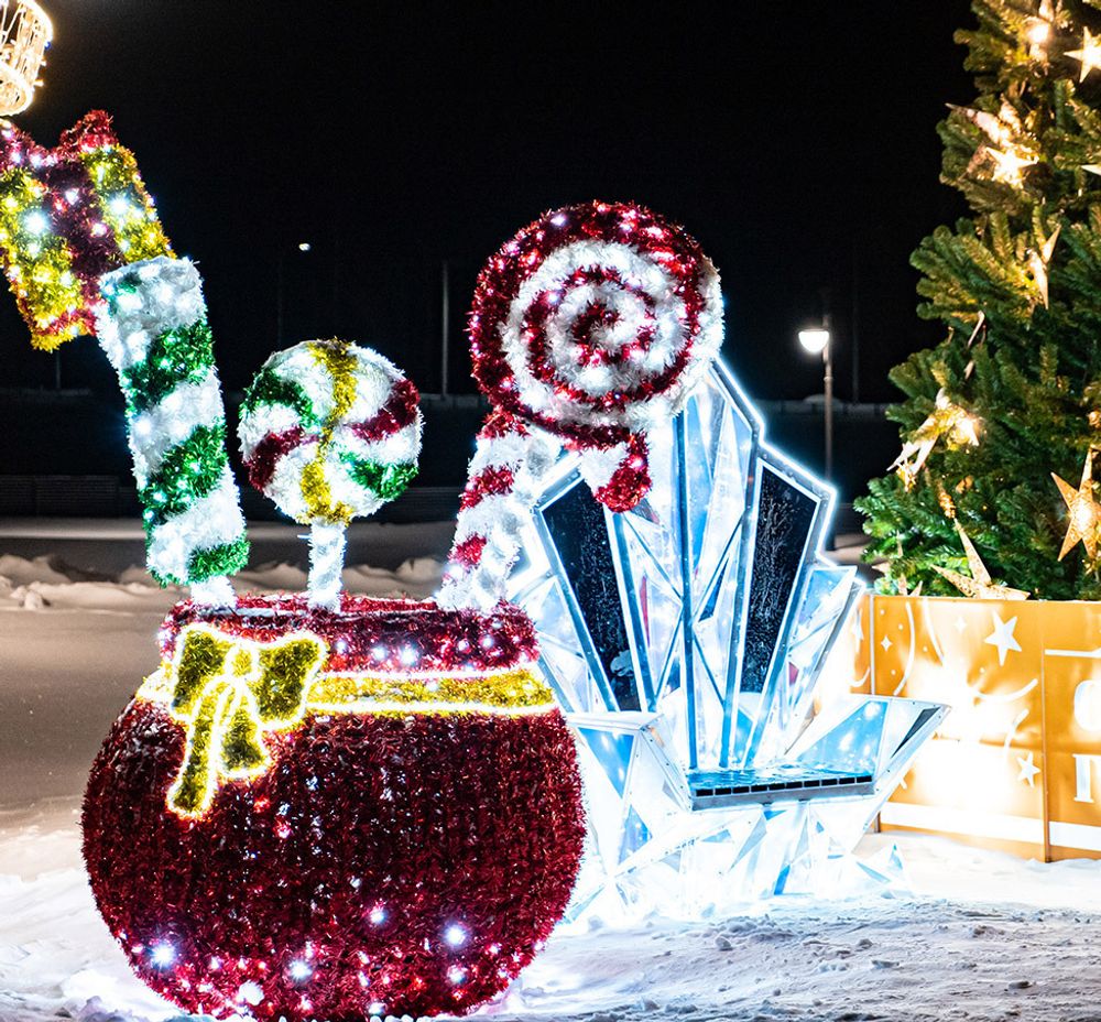 Световая конструкция "Мешок сказочный"