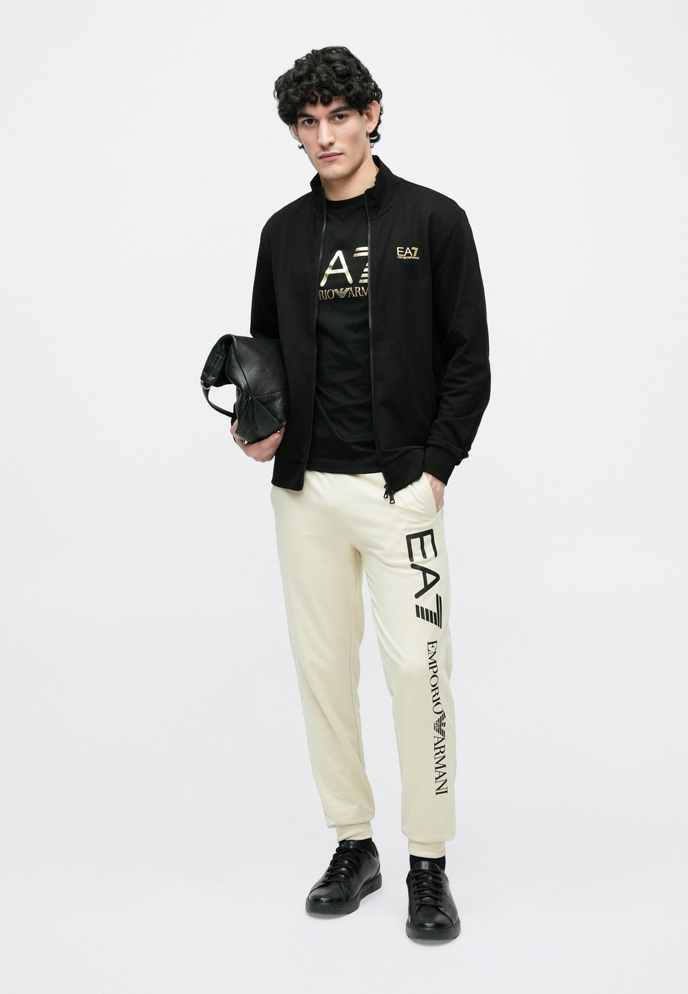 EA7 Emporio Armani UNISEX - Толстовка на молнии - Чёрный
