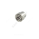 Муфта латунь никель переходная Ду 40х20 (1 1/2"х3/4") ВР/ВР SantechSystems