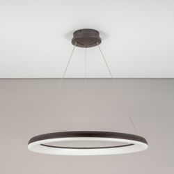 Citilux Юпитер Смарт CL730A095S Умная подвесная люстра Венге