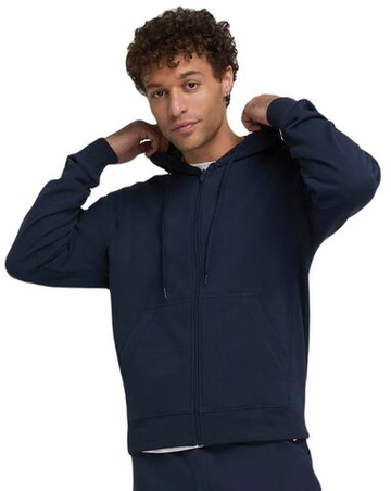 Мужская теннисная кофта Wilson Unisex Team Zip Hoodie - небесный