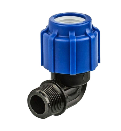 Отвод ПНД с нар.р. 50х1"1/2нар.  ТПК-АКВА  (20шт)