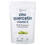 Micro Ingredients, цинк, кверцетин и витамин C, 240 капсул