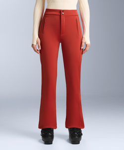 OYSHO Водонепроницаемые эластичные брюки-клеш SKI, ярко-оранжевый