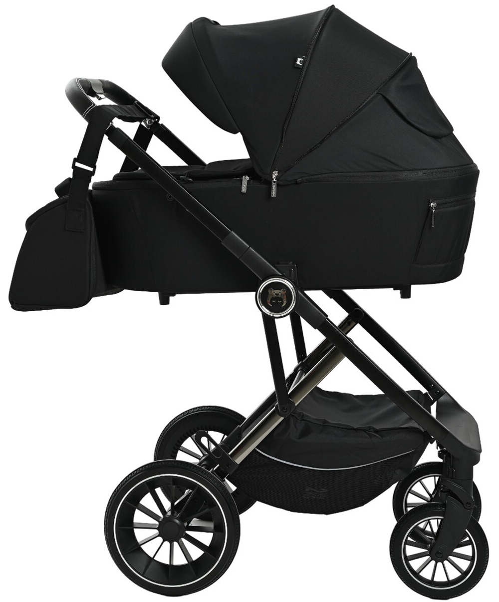 Детская коляска 2 в 1 Ining Baby KR350 black