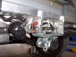 Фаркоп оцинкованный Galia N053C для Nissan Juke 2011- 2WD(паспорт и сертификат в комплекте)(без электрики)