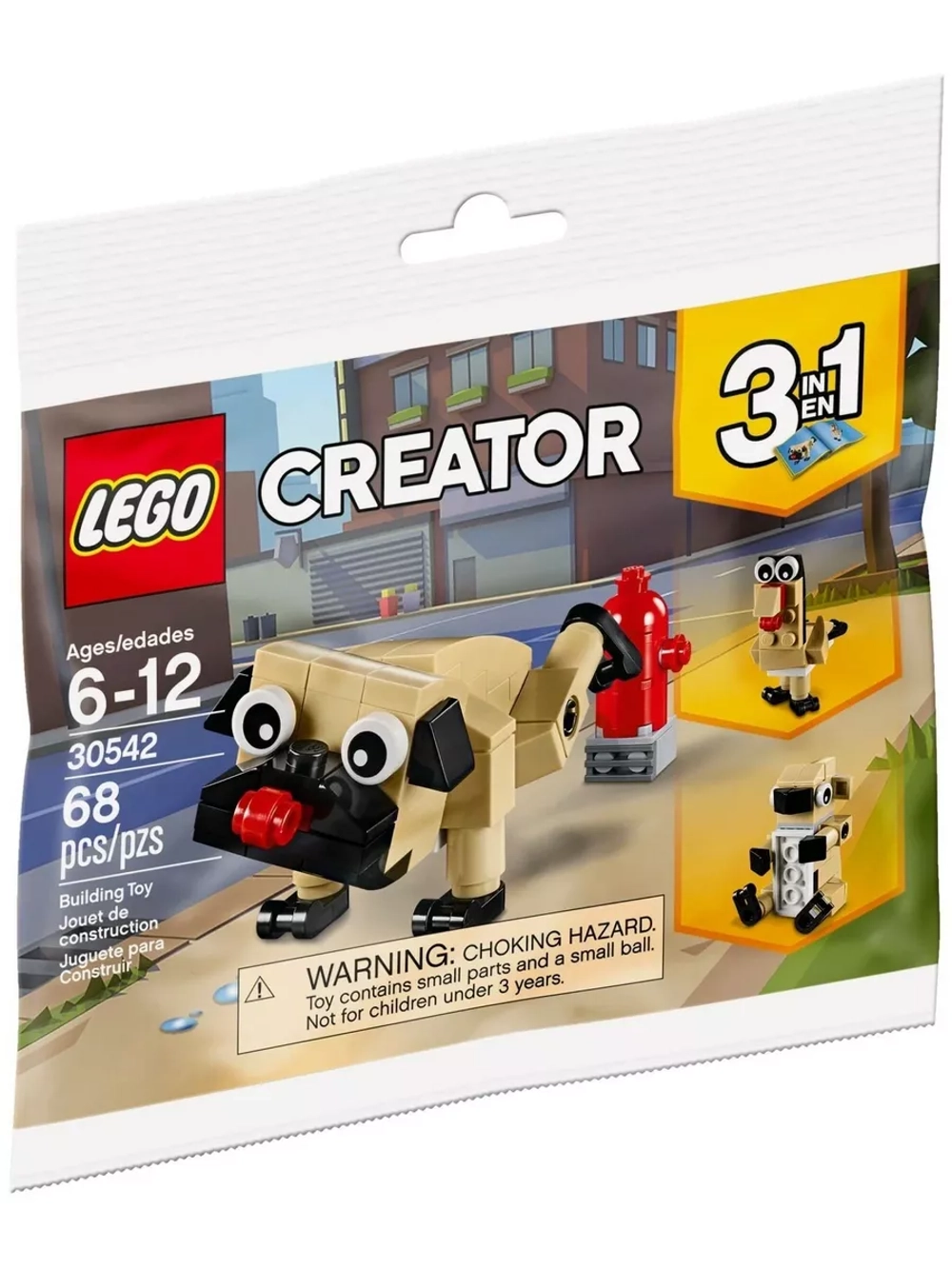 Конструктор LEGO Creator 30542 Милый мопс