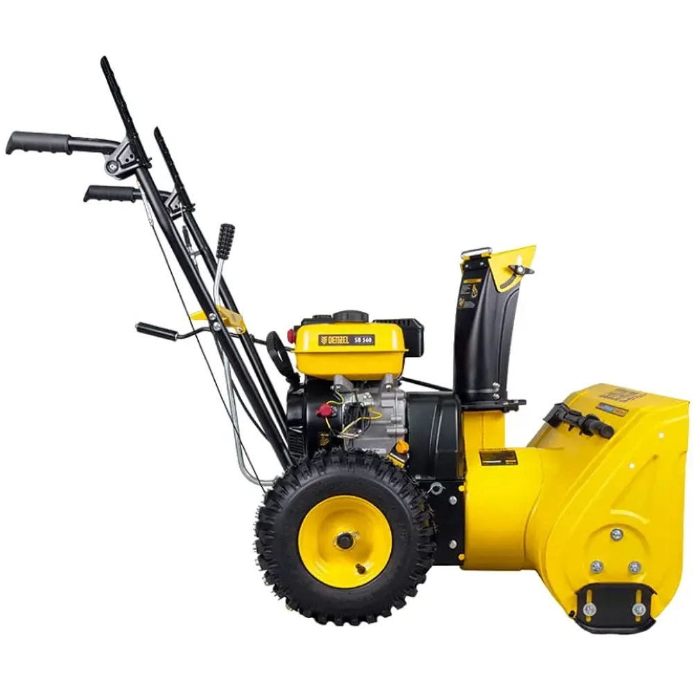 DENZEL SB 560 снегоуборщик бензиновый 7 л.с. ковш 56 см, выброс 15 м, 5 вперед/2 назад 97651