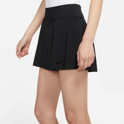 Женская теннисная юбка Nike Club Short Skirt Women - Black, Schwarz Glänzend