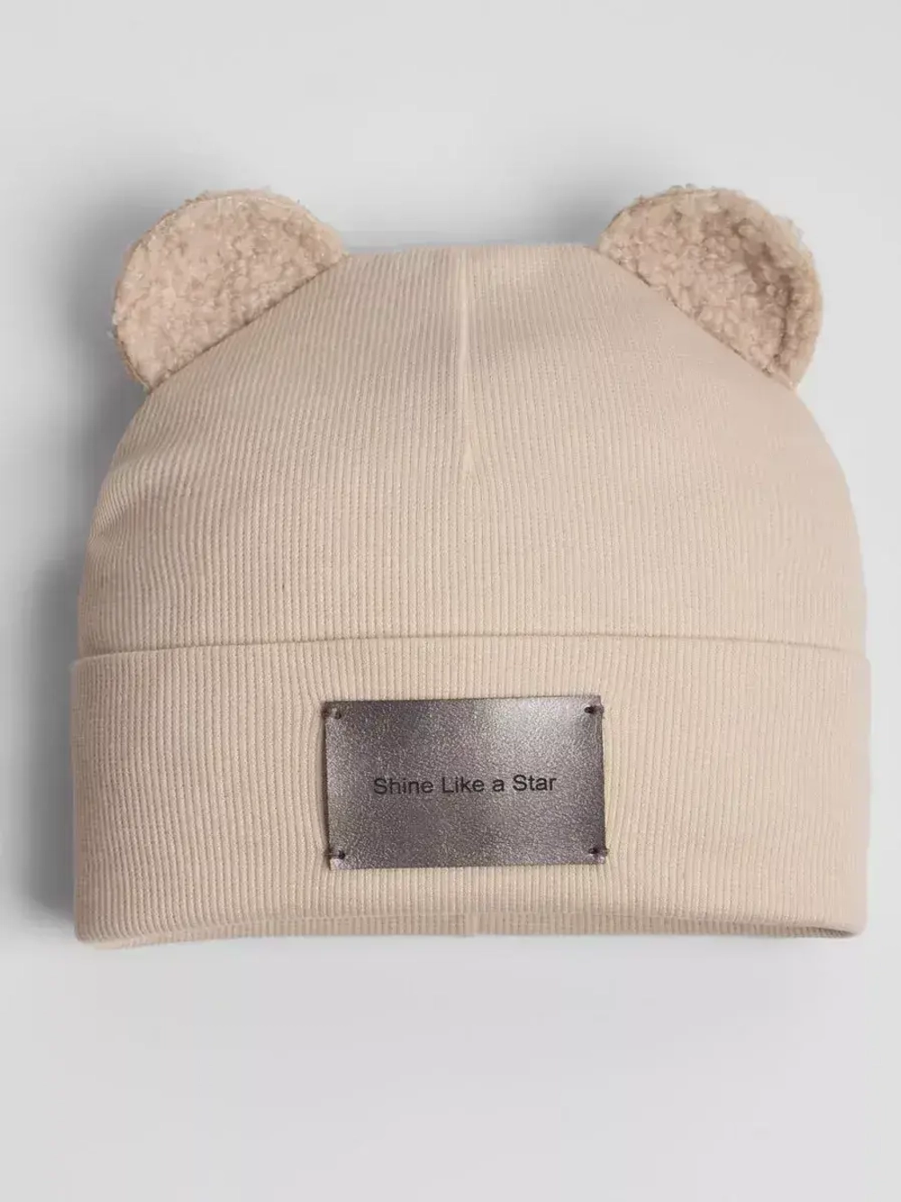 Шапка для мальчика с ушками на осень