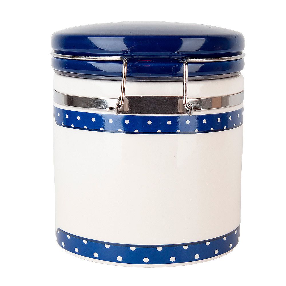 Банка для сыпучих продуктов (клипс) " " 11,5х10х11,5см v=480мл (подарочная упаковка)