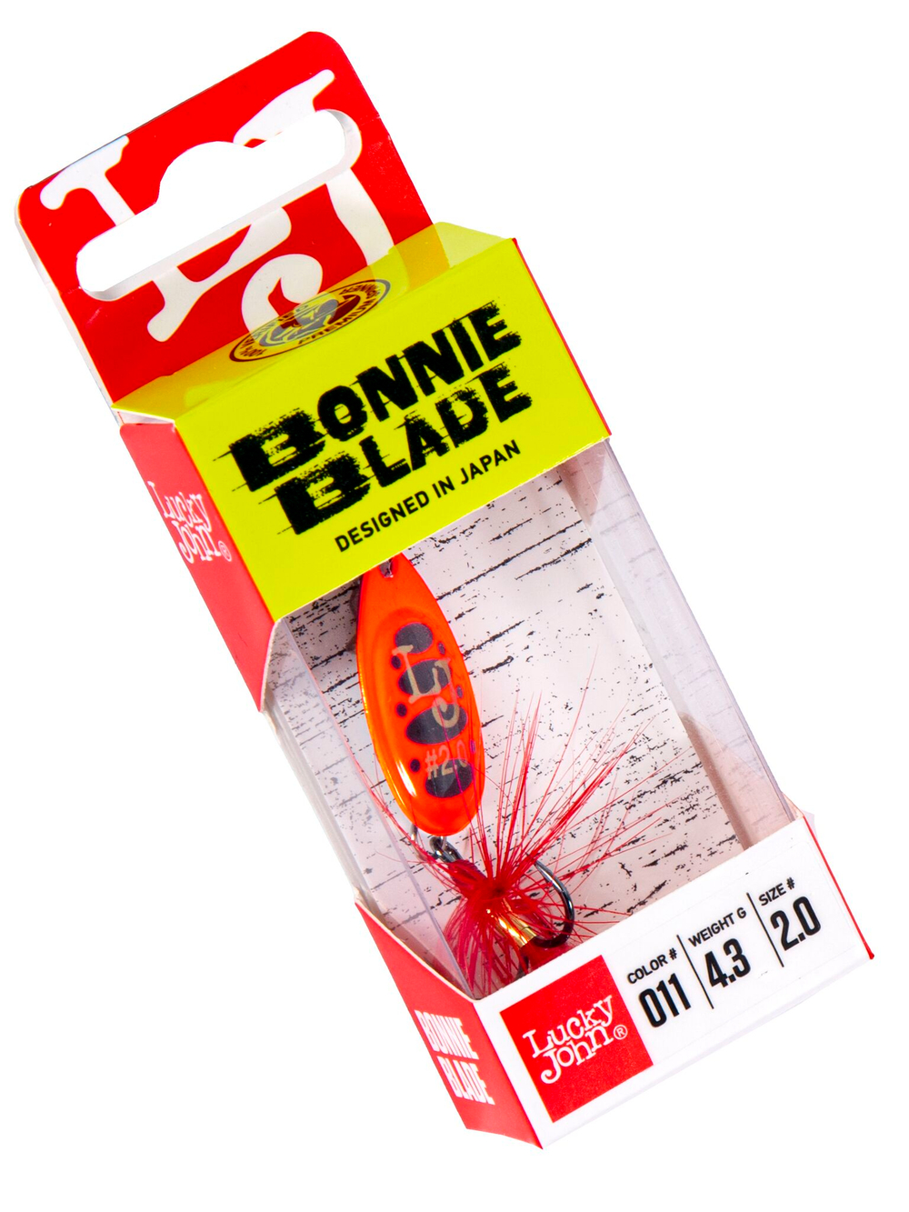 Блесна вращающаяся Lucky John BONNIE BLADE 2 04.3г 011 в блистере