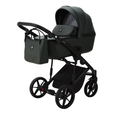 Детская универсальная коляска Adamex MOBI Deluxe SA-29 (3в1) 100% экокожа