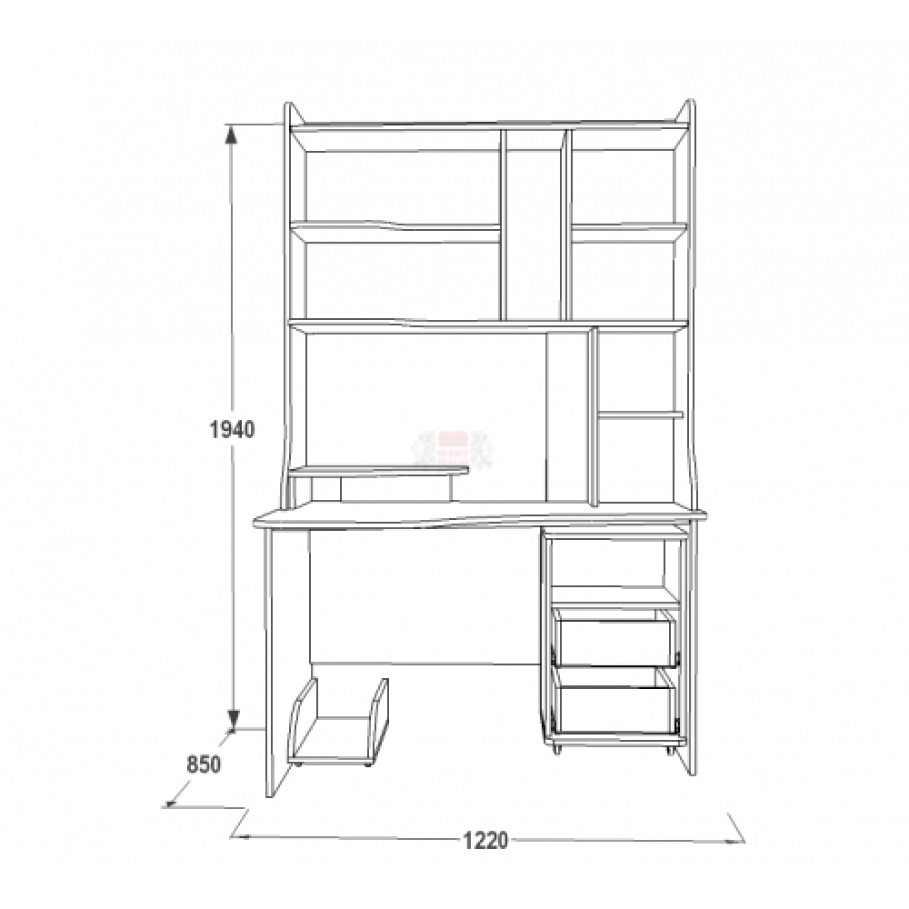 Стол компьютерный СК-7