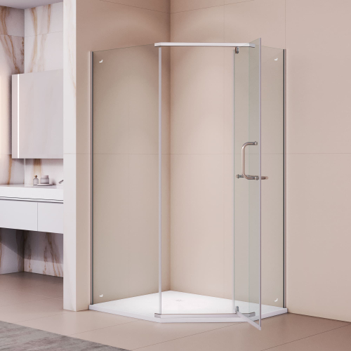 Душевой уголок RGW PA-091 (Прозрачное, 800x1000)