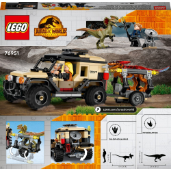 LEGO Jurassic World — Транспорт пирораптора и дилофозавра 76951