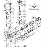 Пластина помпы охлаждения металлическая 6G54432300