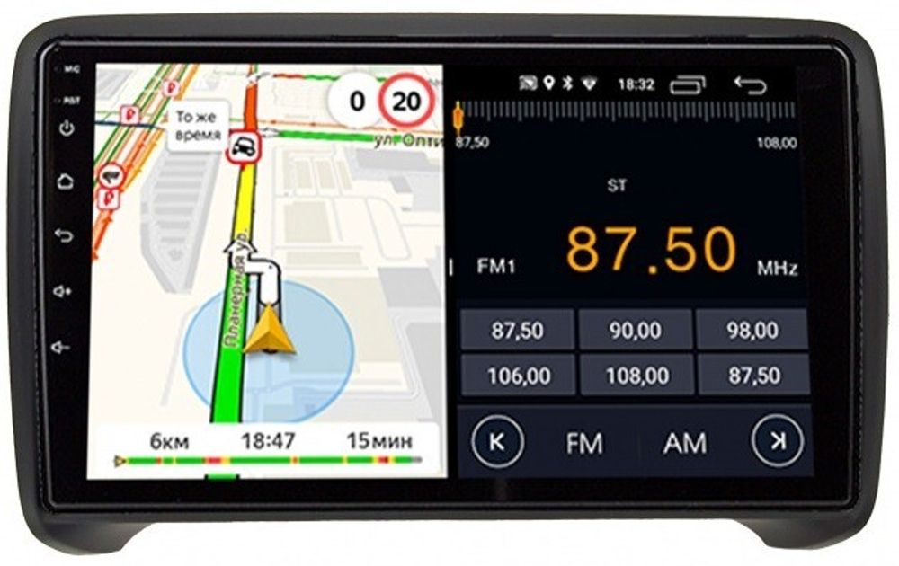 Магнитола для AUDI TT 2006-2014 (8J) - Parafar PF908FHD на Android 13, 8-ядер, 2Гб+32Гб, CarPlay, 4G SIM-слот