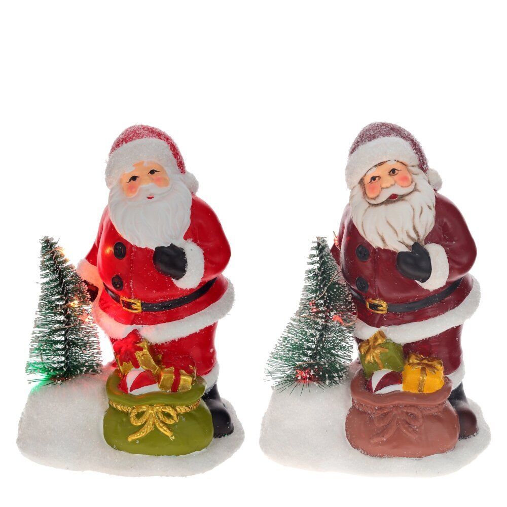 GAEM Фигурка декоративная с подсветкой "Дед Мороз", L12,5 W9,5 H18 см, (2хAAA н/п), 2в.