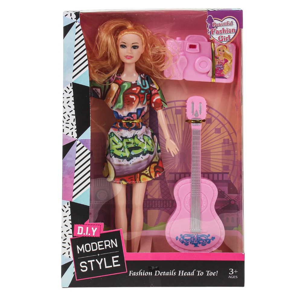 Кукла тип модель, с аксесс. в ассорт. коробка 01346