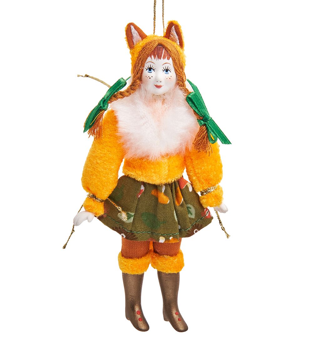 РусКукла RK-792/2 Кукла подвесная «Девочка-Лисичка»
