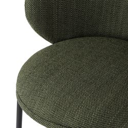 Стул полубарный Comfy, рогожка, шпинат