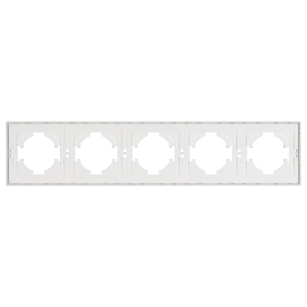 Рамка пластиковая FRM-TENDO-SFPL-5-WH (Arlight, Матовый белый) 054660