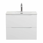 Тумба с раковиной BelBagno MARINO-CER-MINI-500-2C-SO-BO-P Bianco Opaco