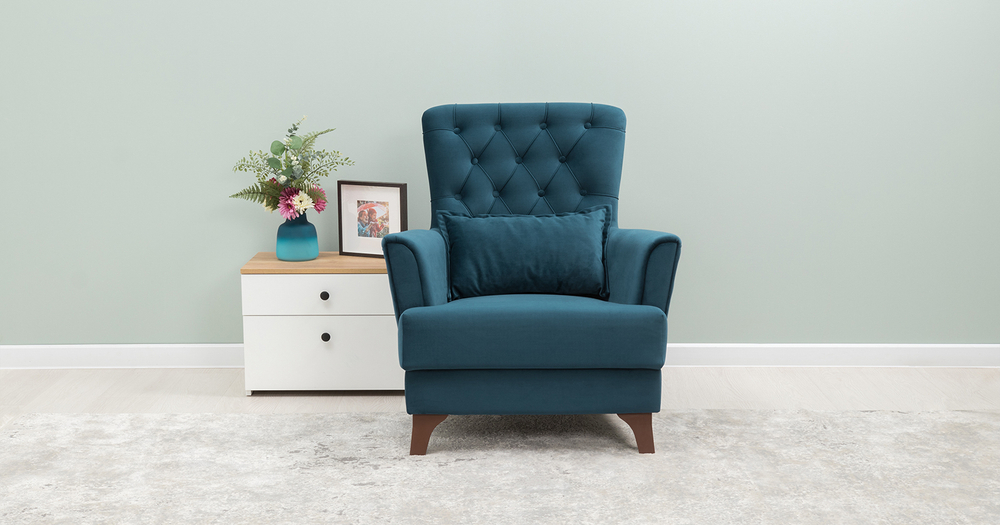 Ирис кресло для отдыха (темно-синий)