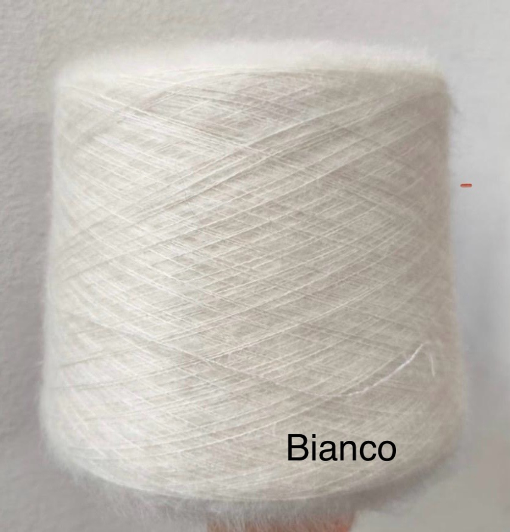 Camelot Silk, Lineapiu S.P.A., 75% кидмохер 25% шелк, 900 м /100гр цвет Bianco