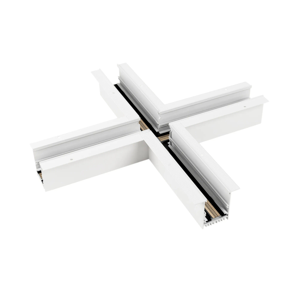 Коннектор крестовой MAG-CON-4560-F-X90 (WH) (Arlight, IP20 Металл, 5 лет) 026922