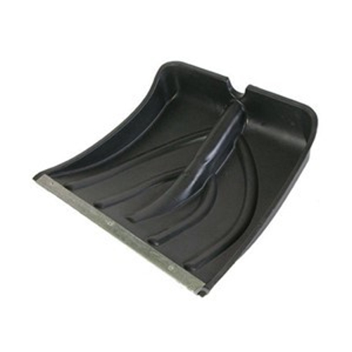 Лопата снеговая 385х380мм пластмассовая, с накладкой, без черенка 69-0-438