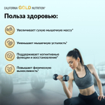 California Gold Nutrition, Sport, чистый моногидрат креатина, без вкусовых добавок, 750 мг, 240 растительных капсул