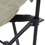 Кресло складное до 100 кг TJ-2000, 60*46*70 см, цвет: светло-серый