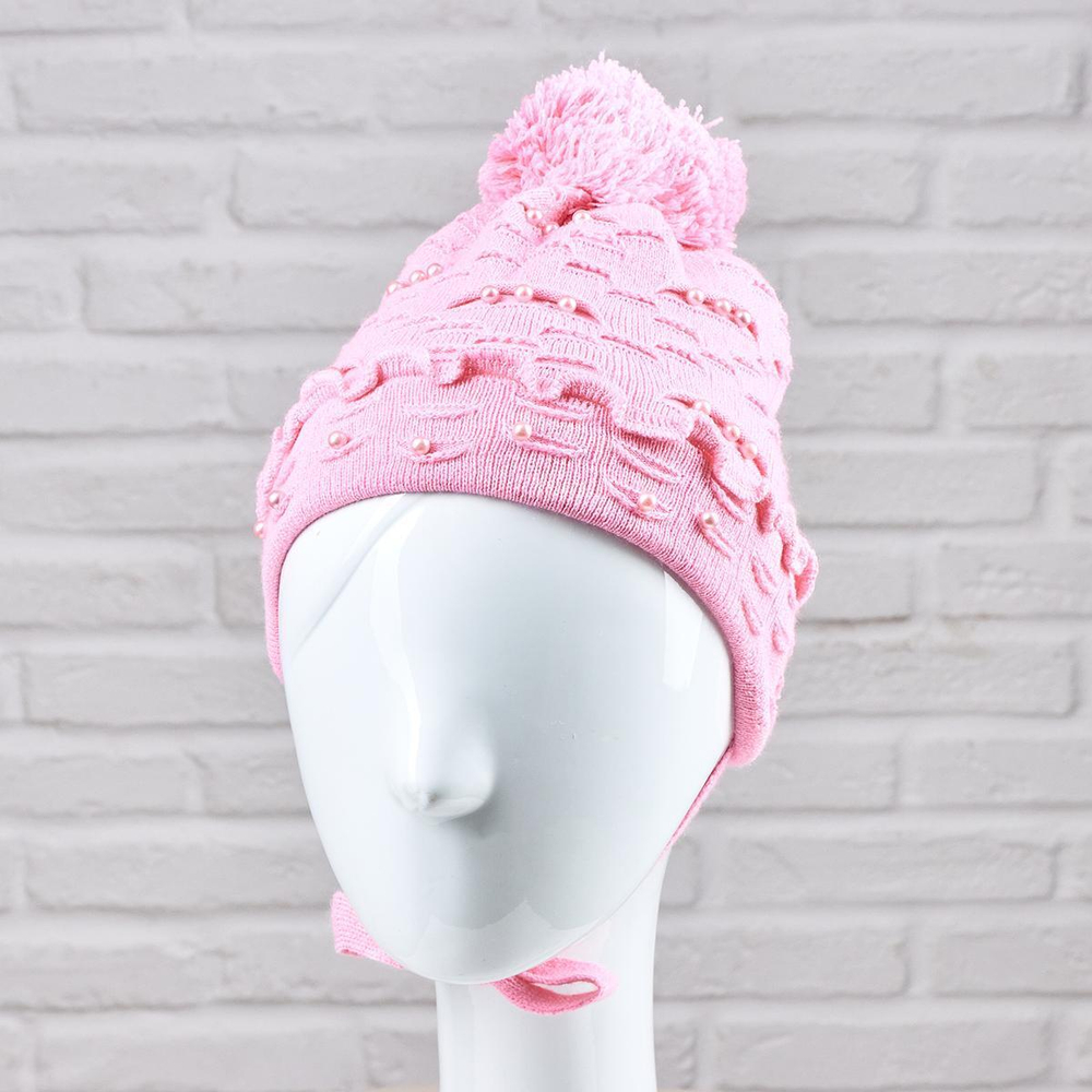 Шапка для девочек зимняя в ассорт. 5-10 лет, в ассорт. Арт. 934180