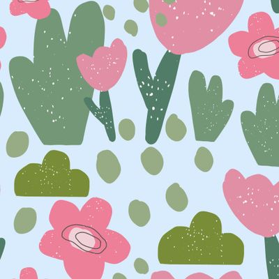 Цветущий палисадник №4.