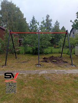 Монтаж уличных качелей Sv Sport Maxi х 2