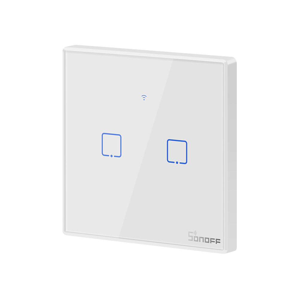 Выключатель Sonoff TX T2EU2C WiFi & RF (Белый/2)