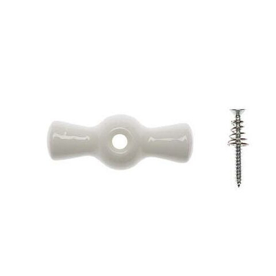 Ручка выключателя, керамика, цвет белый B-901-01